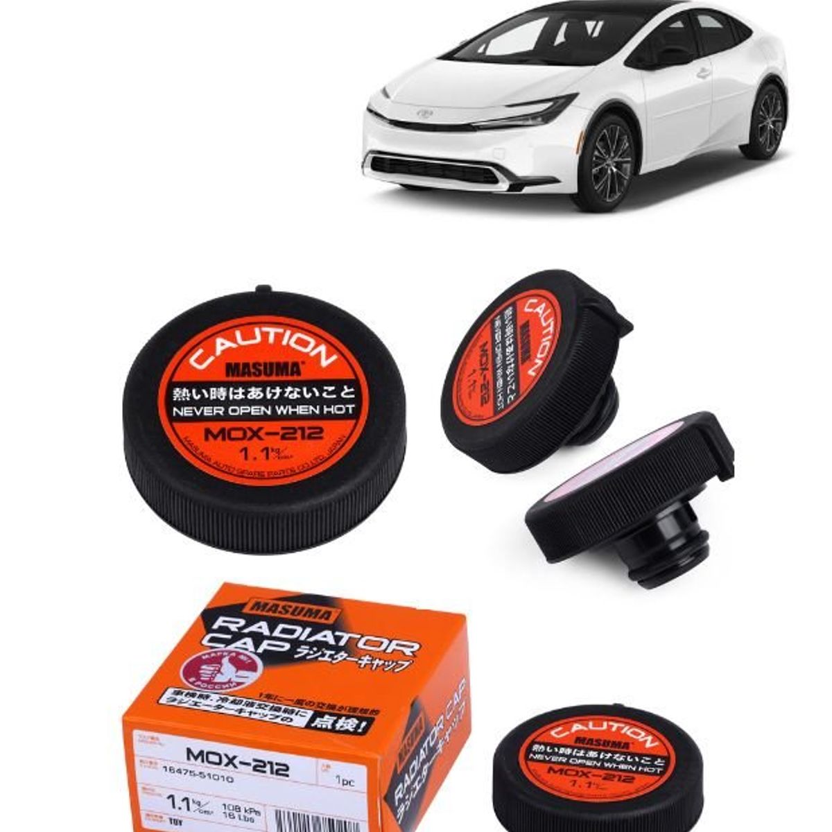 GENERICO - Tapa de Radiador Masuma ParaToyota Prius + 12-16 MOX-212