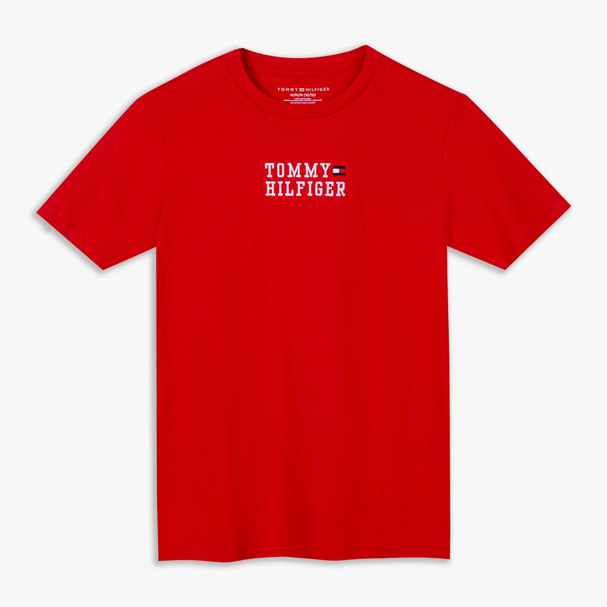 TOMMY HILFIGER - Polera De Niño Con Logo Icon Rojo Tommy Hilfiger