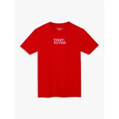 TOMMY HILFIGER - Polera De Niño Con Logo Icon Rojo