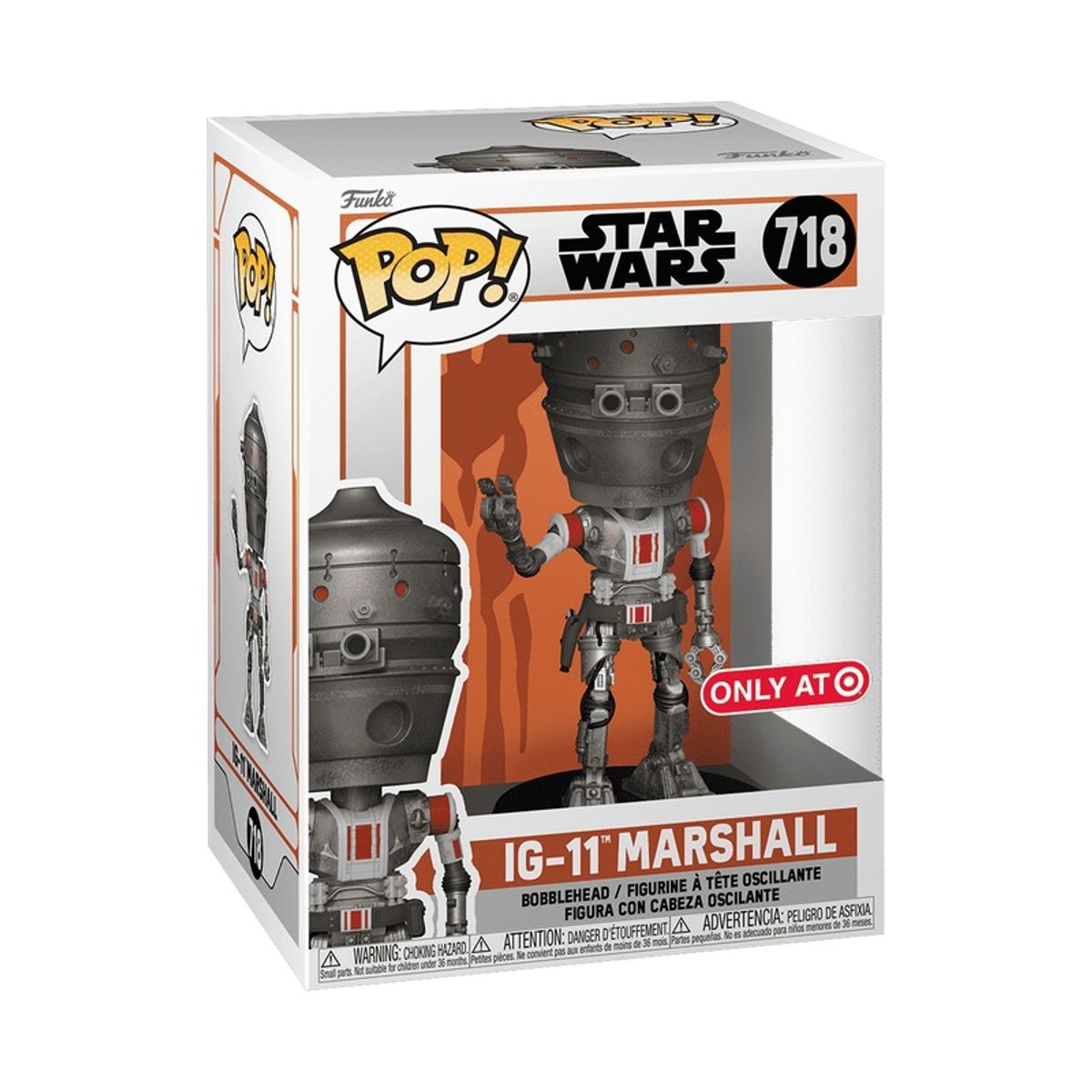 FUNKO - Funko Pop Star Wars The Mandalorian – IG-11 Marshall 718