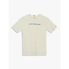 TOMMY HILFIGER - Polerade Niño Con Logo Bordado Blanco