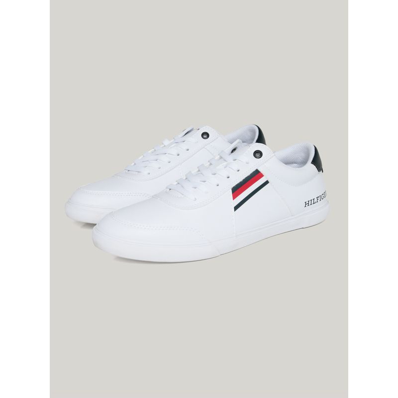 TOMMY HILFIGER - Zapatillas Con Logo Distintivo Blanco Tommy Hilfiger