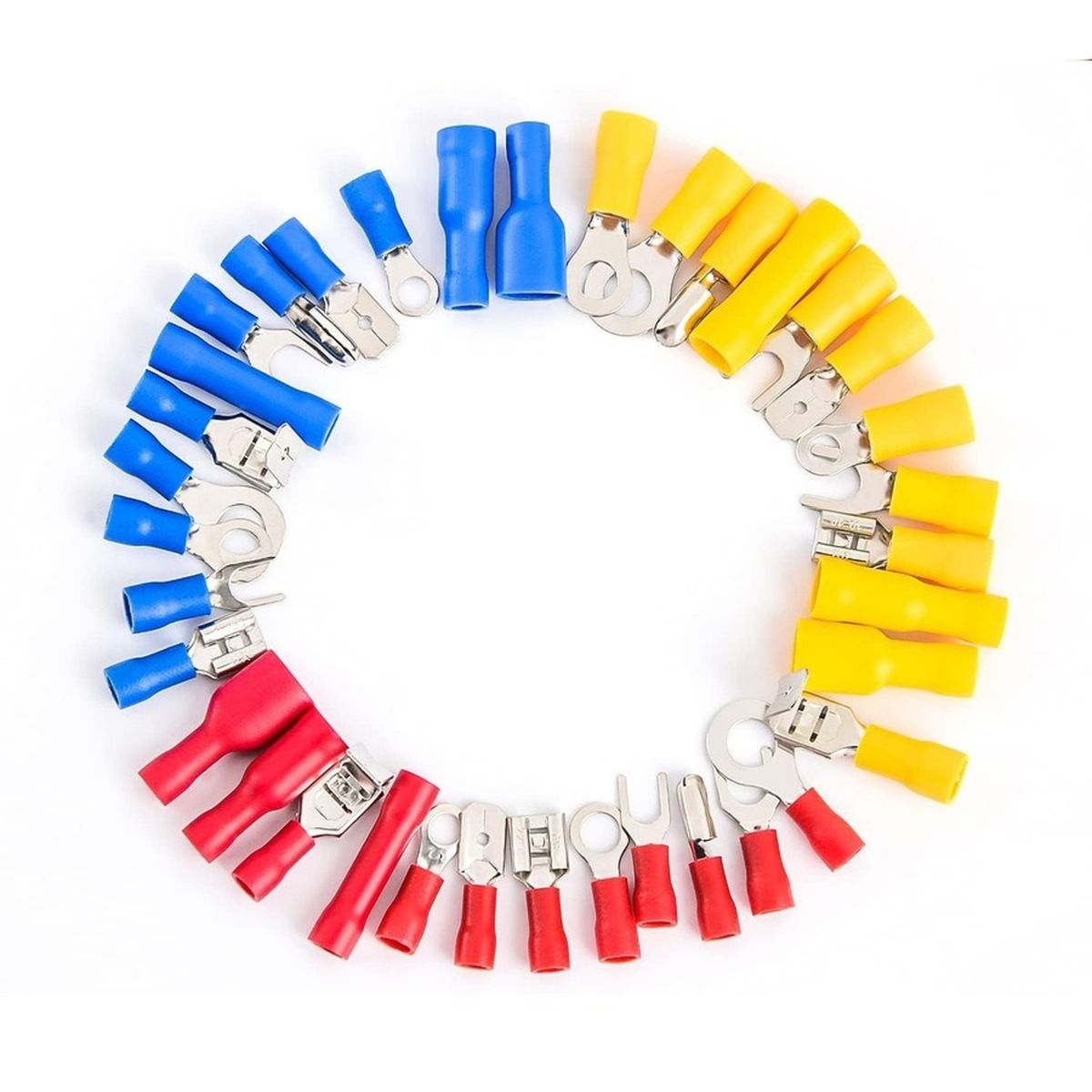 GENERICO - KIT TERMINALES CONECTOR DE CABLE ELÉCTRICO AISLADO CON CAJA