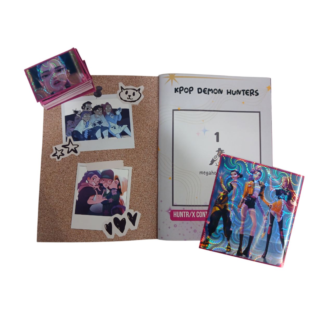 GENERICO - Mini Álbum Kpop Demon Hunter + Todas Sus Láminas A Pegar