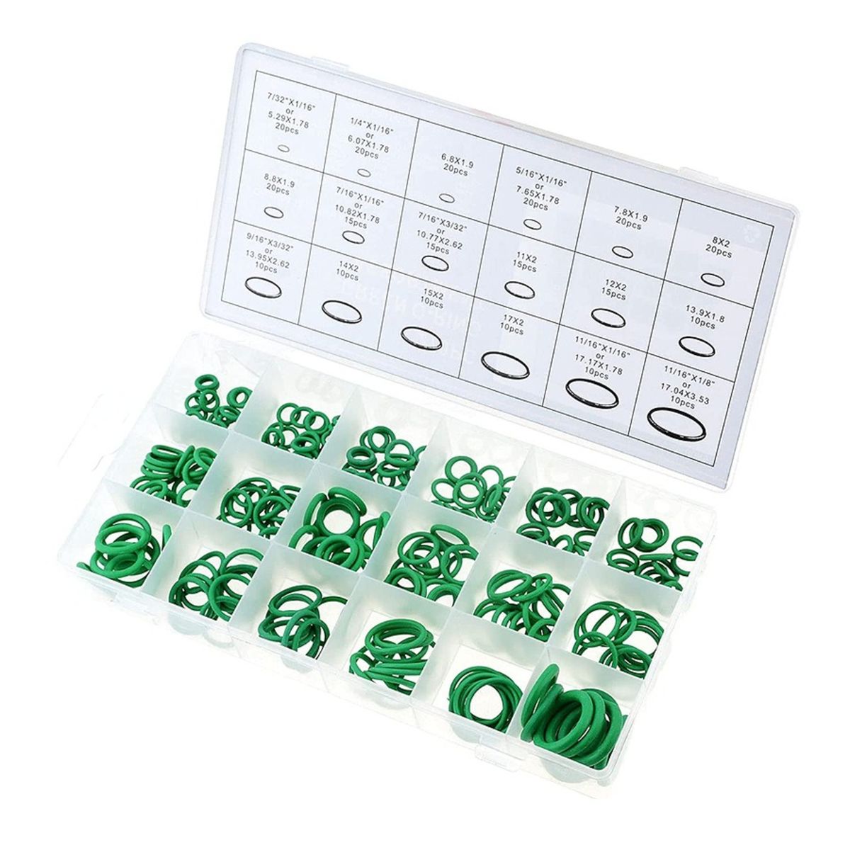 GENERICO - O-RING AIRE ACONDICIONADO AUTOS 270 PIEZAS