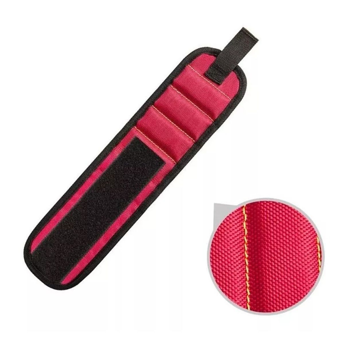 GENERICO - PULSERA MUÑEQUERA MAGNÉTICA SUJETA HERRAMIENTAS TORNILLOS