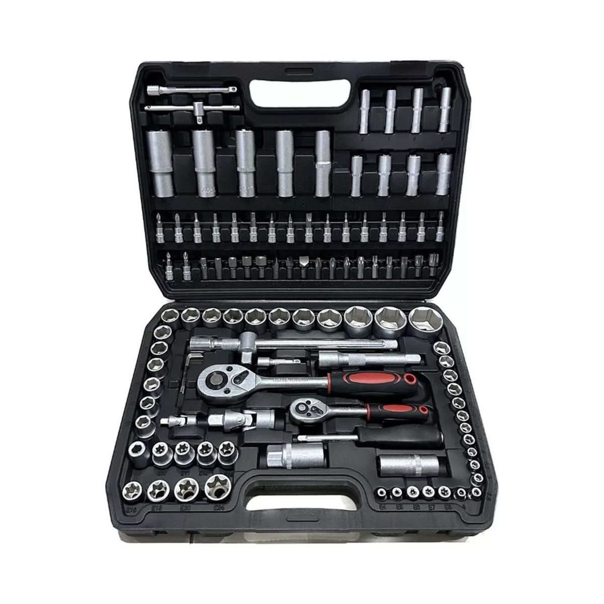 GENERICO - SET DE CAJAS DE HERRAMIENTAS DE DADOS DE 108 PIEZAS DE CRV