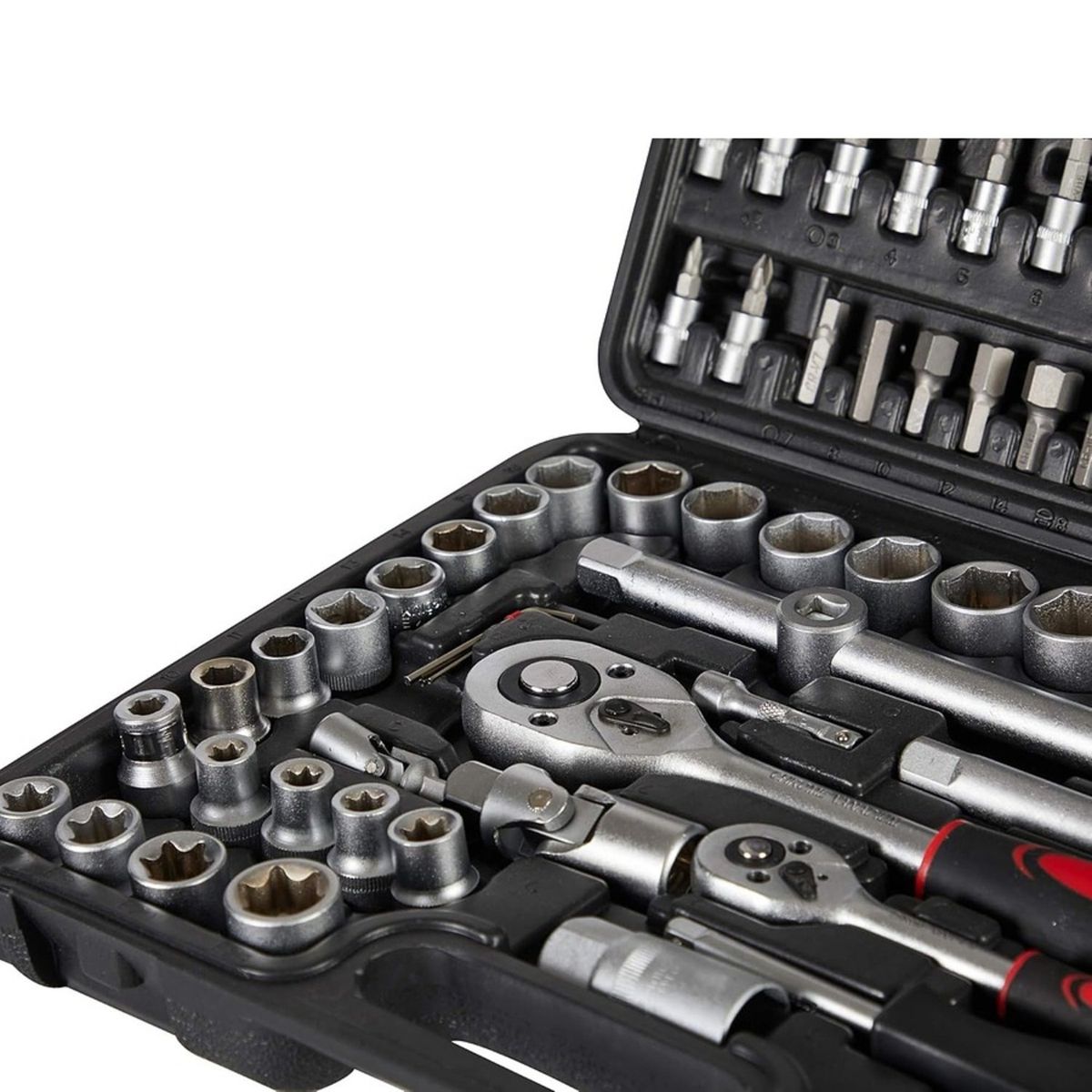 GENERICO - SET DE CAJAS DE HERRAMIENTAS DE DADOS DE 108 PIEZAS DE CRV