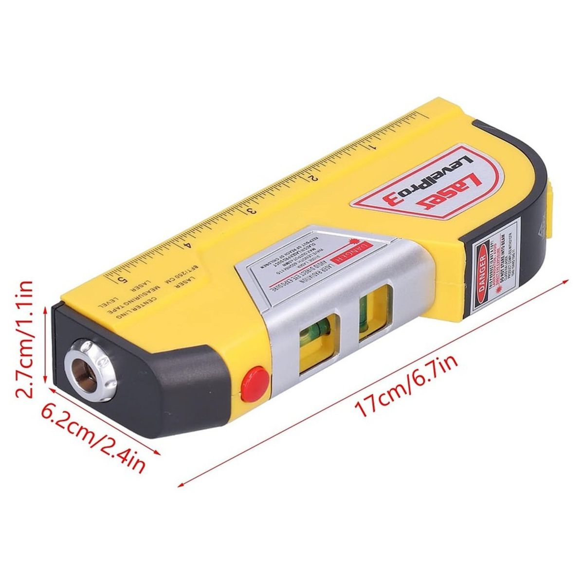 GENERICO - NIVEL LASER CINTA METRICA HUINCHA REGLA