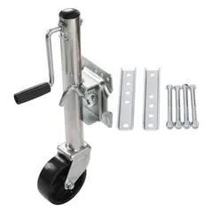 GENERICO - PATA CARRO ARRASTRE RUEDA MANIOBRABLE ENGANCHE