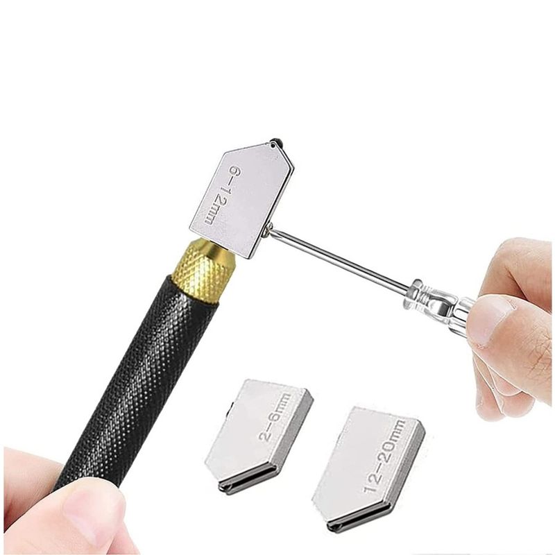 GENERICO - DIAMANTE CORTA VIDRIO 7 PULGADAS 175MM CON PIPETA