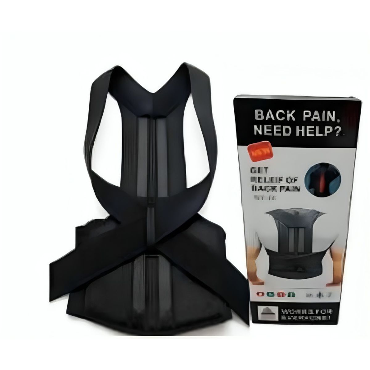 GENERICO - Faja Corrector Postura Espalda Corregidor Talla L