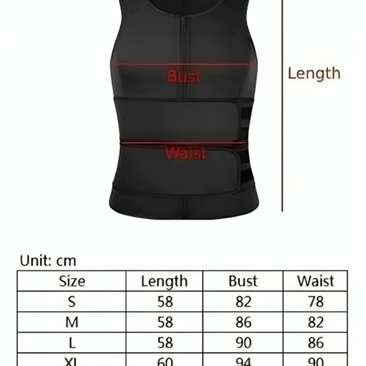 GENERICO - CHALECO ZIPPER VEST - TALLA 3XL