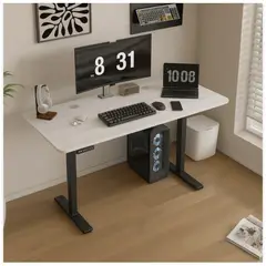 HOMER DESIGN - Escritorio Altura Ajustable Eléctrico 120cm Profesional