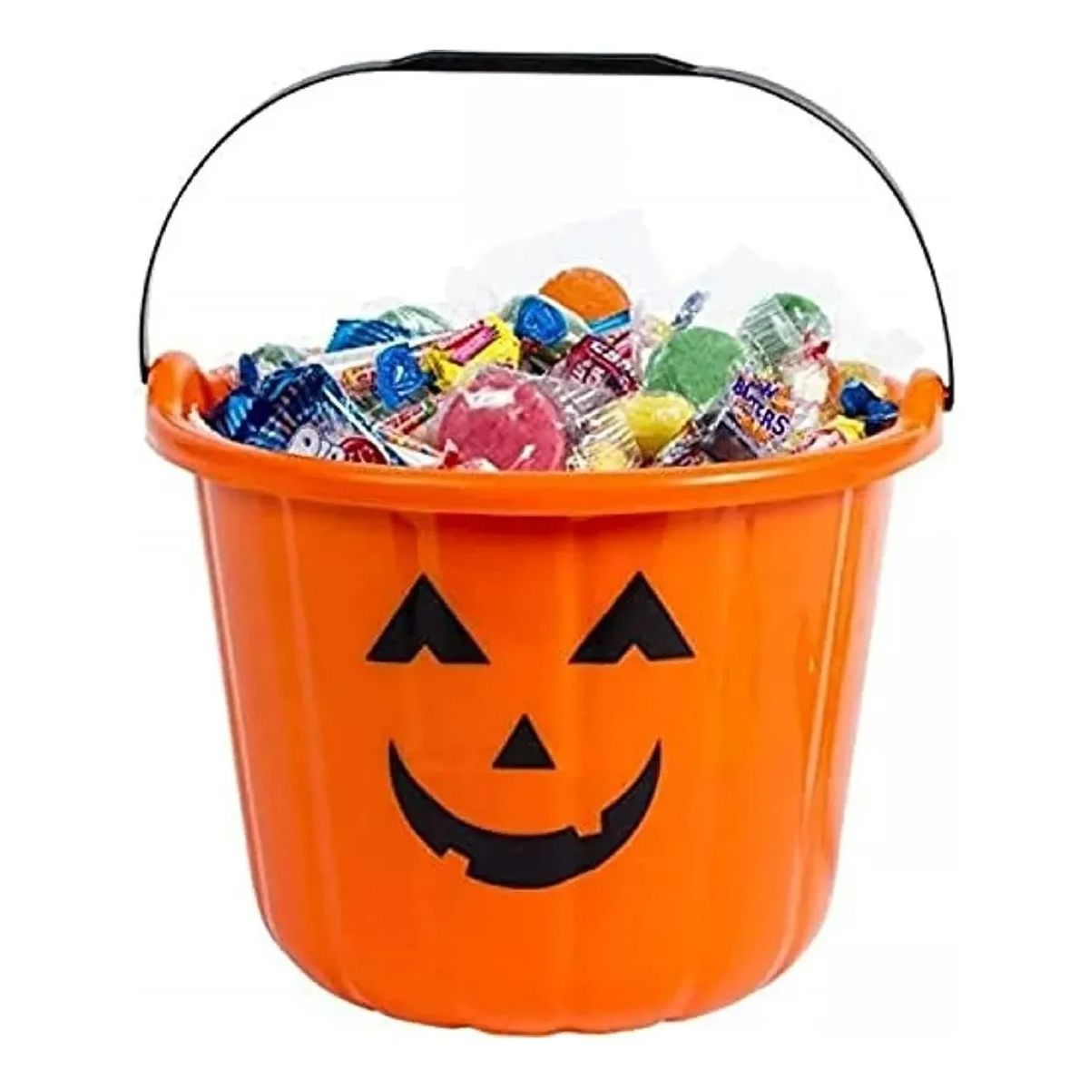 NO LOGO - Cubo Calabaza Grande Dulces Halloween Balde Dulce O Truco