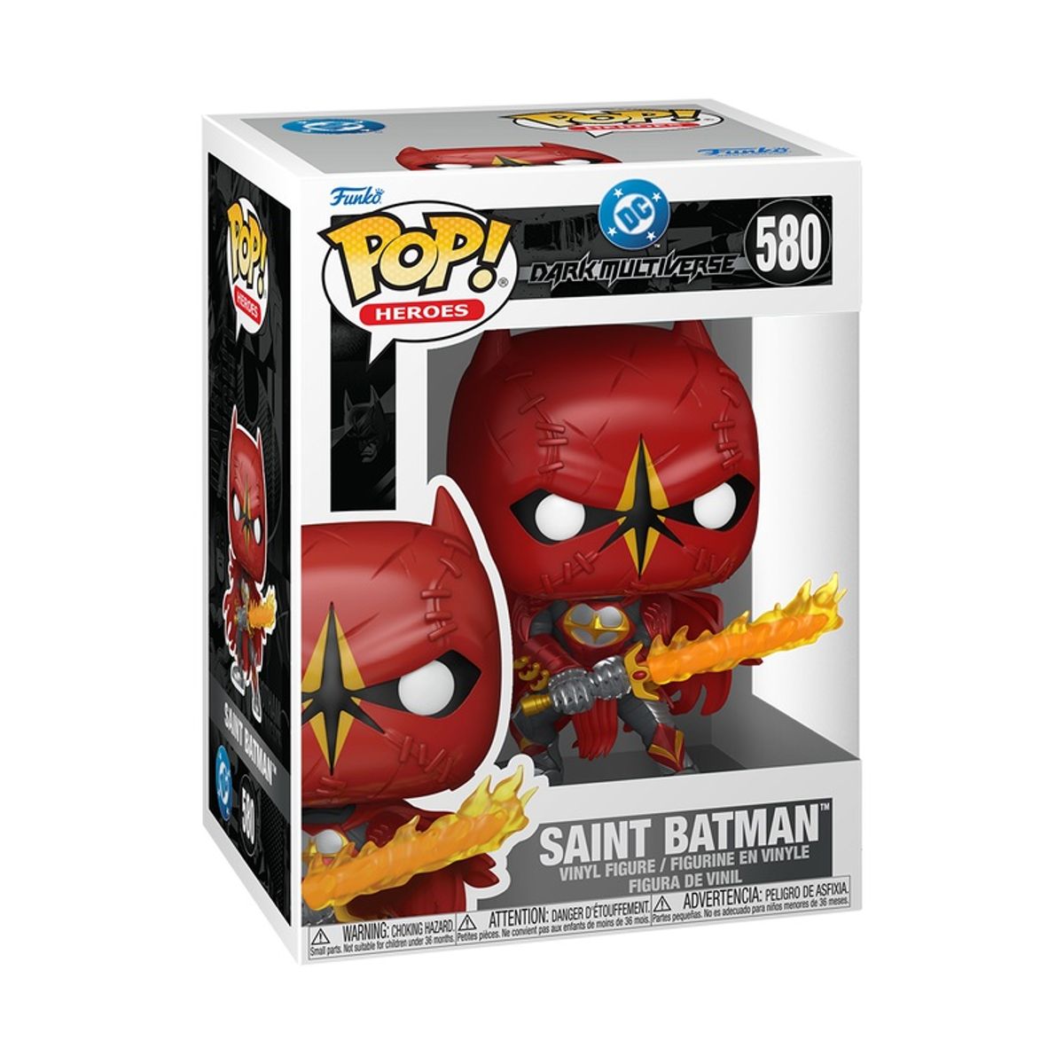 FUNKO - Funko Pop DC – Saint Batman 580 + Protector