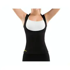 GENERICO - FAJA SAUNA CHALECO OAMI HOT NEGRO TALLA M