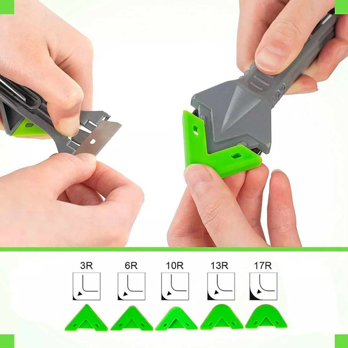 GENERICO - SELLADOR RASPADOR SILICONA REMOVEDOR DE CALAFATEO 5 EN 1