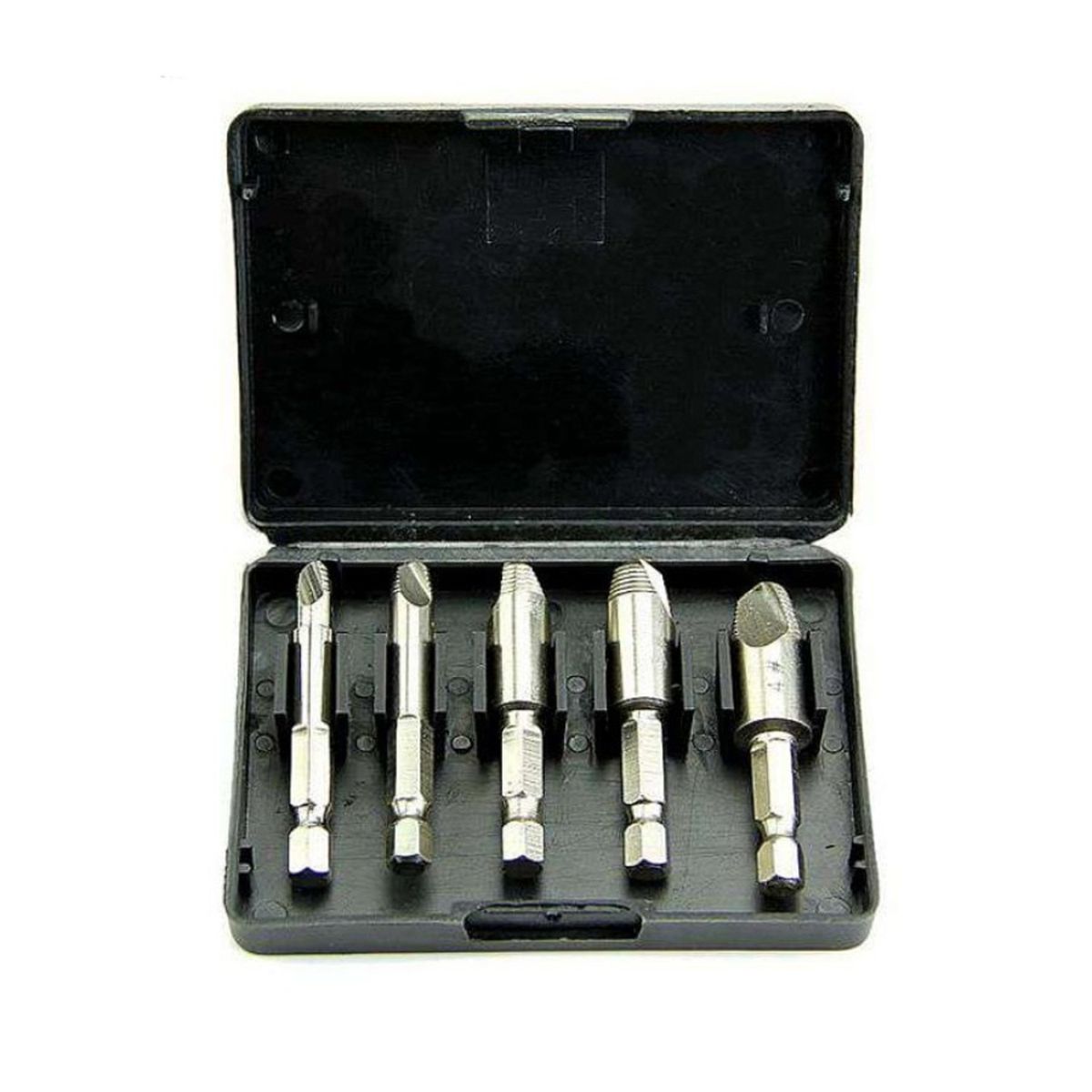 GENERICO - SET BROCAS EXTRACTOR TORNILLOS PERNOS ROTOS CABEZA RODADA