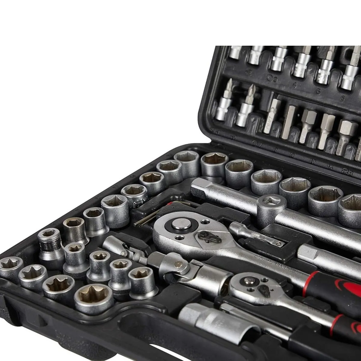 GENERICO - SET DE CAJAS DE HERRAMIENTAS DE DADOS DE 108 PIEZAS DE CRV