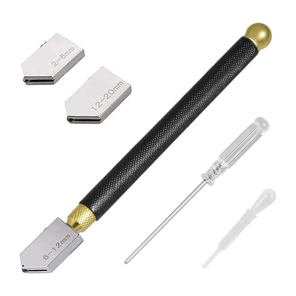 GENERICO - DIAMANTE CORTA VIDRIO 7 PULGADAS 175MM CON PIPETA