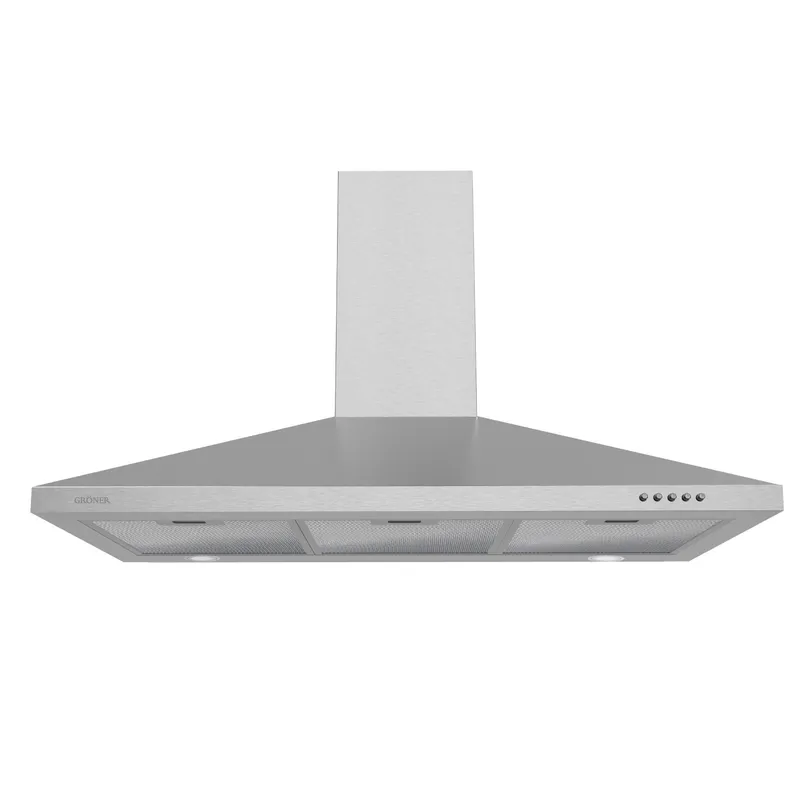 GRONER - Campana Decorativa Gröner Inox Glass T90