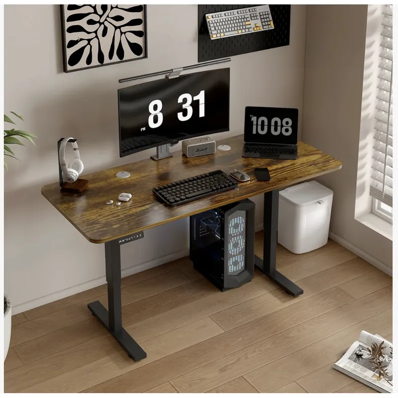 HOMER DESIGN - Escritorio Altura Ajustable Eléctrico 140cm Profesional