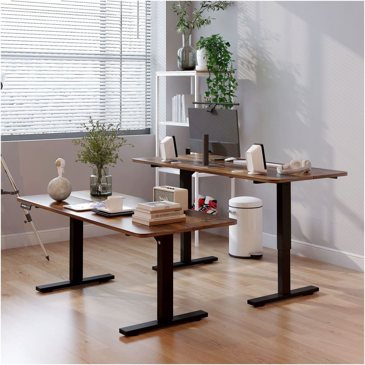 HOMER DESIGN - Escritorio Altura Ajustable Eléctrico 140cm Profesional