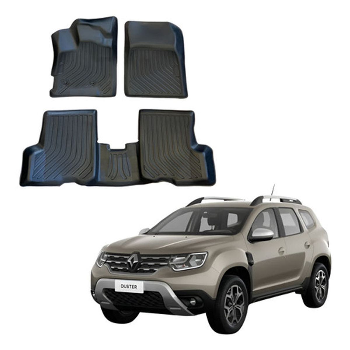 OEM - Kit Pisos Rígidos Calce Perfecto Renault Duster 2019-2026