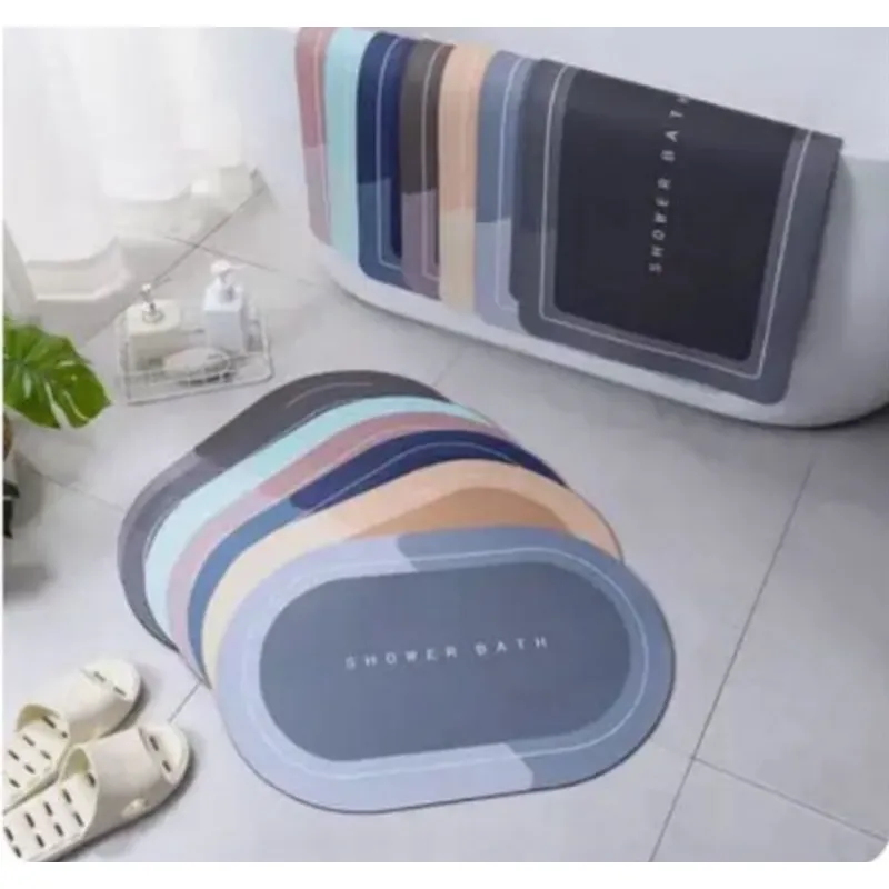 GENERICO - Alfombra De Baño Antideslizante Absorbente Colores Surtidos