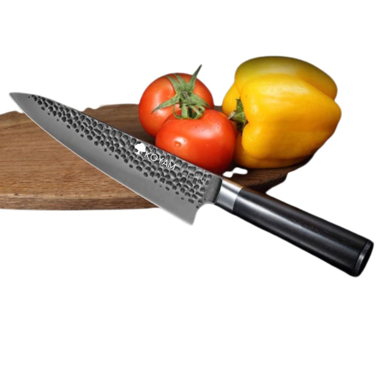 KOYAM - Cuchillo de chef estilo japonés acabado korouchi