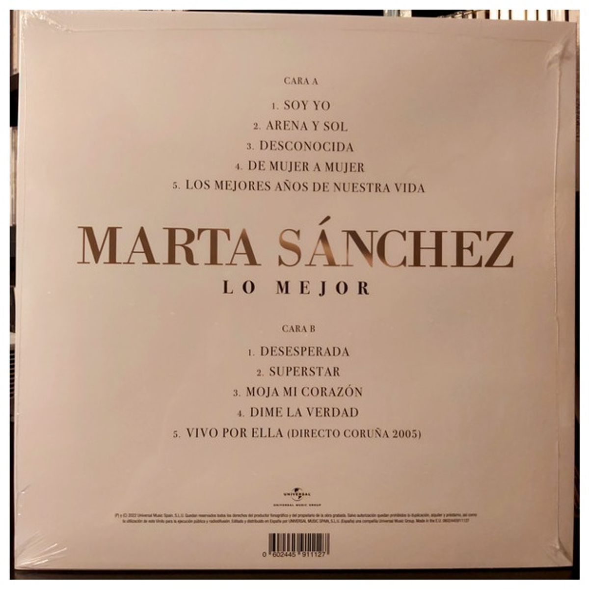 GENERICO - MARTA SANCHEZ - LO MEJOR / VINILO