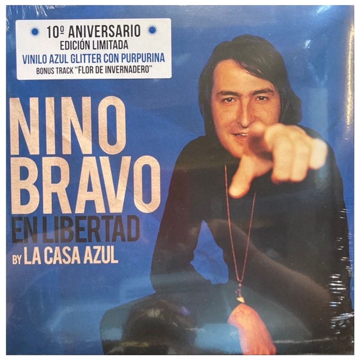 GENERICO - NINO BRAVO - EN LIBERTAD (BLUE VINYL) / VINILO