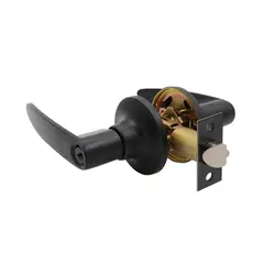 ODIS - Cerradura Tubular Con Manilla 203 Dormitorio Negro Mod Cep0001431