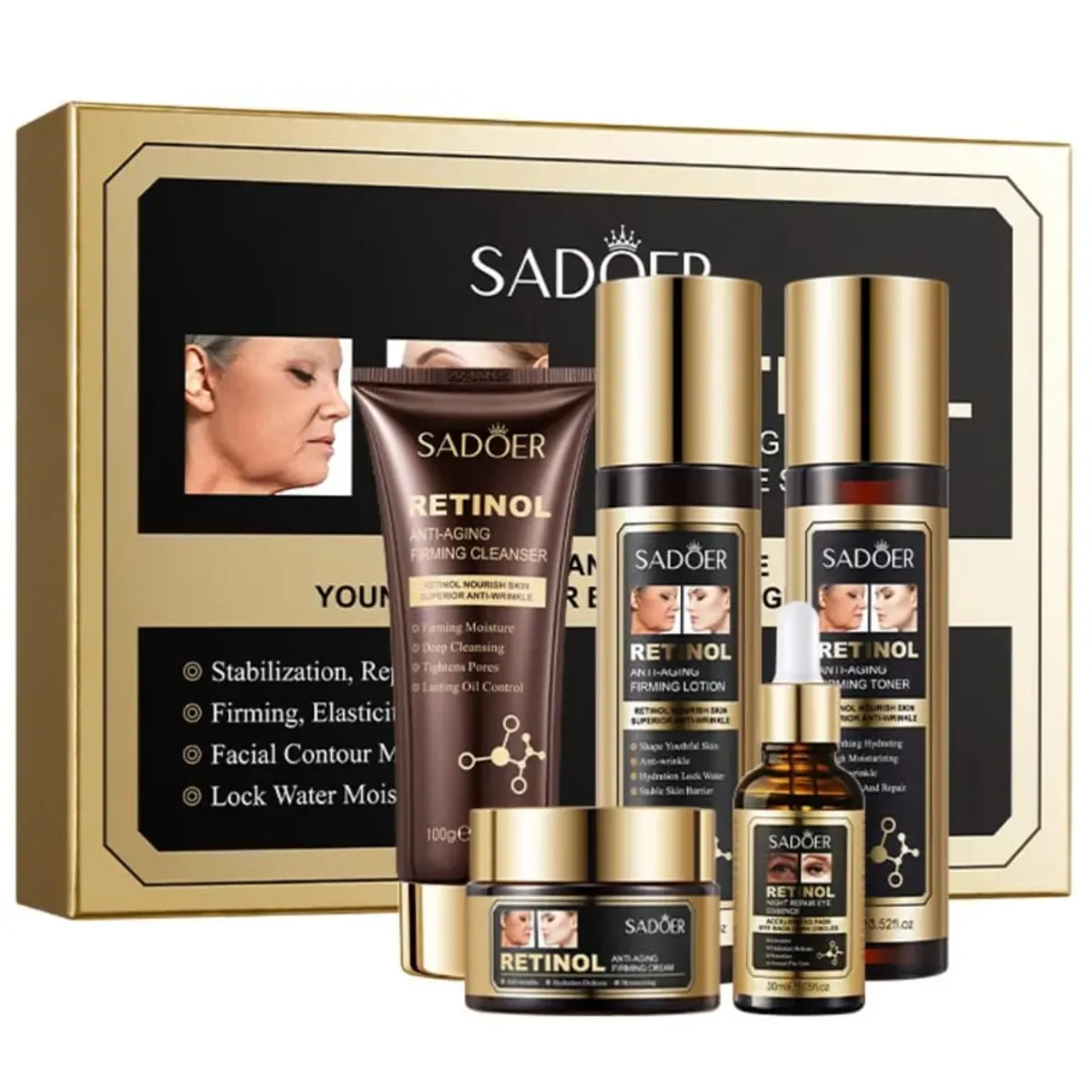 GENERICO - Set Skincare Kit Cuidado Facial Retinol