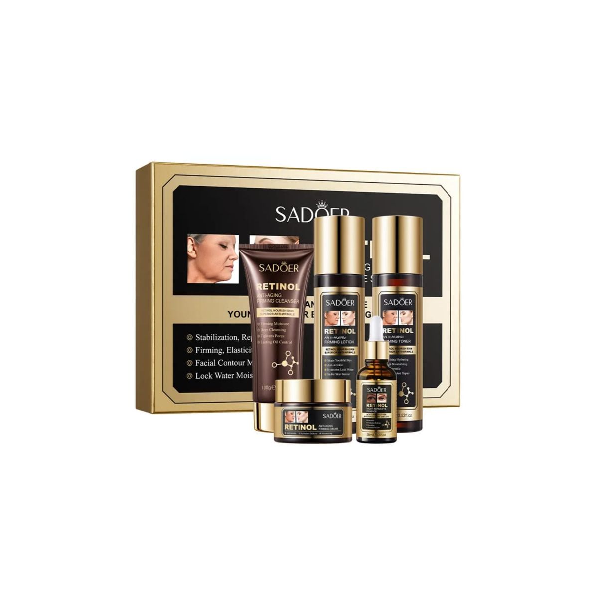 GENERICO - Set Skincare Kit Cuidado Facial Retinol