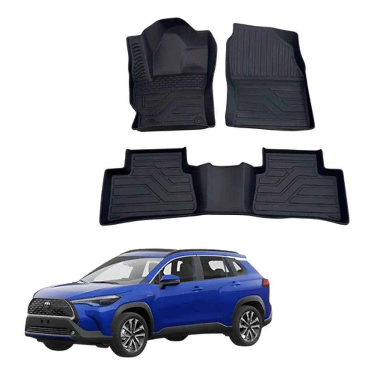 OEM - Pisos Rígidos Calce Perfecto Toyota Corolla Cross 2021-26