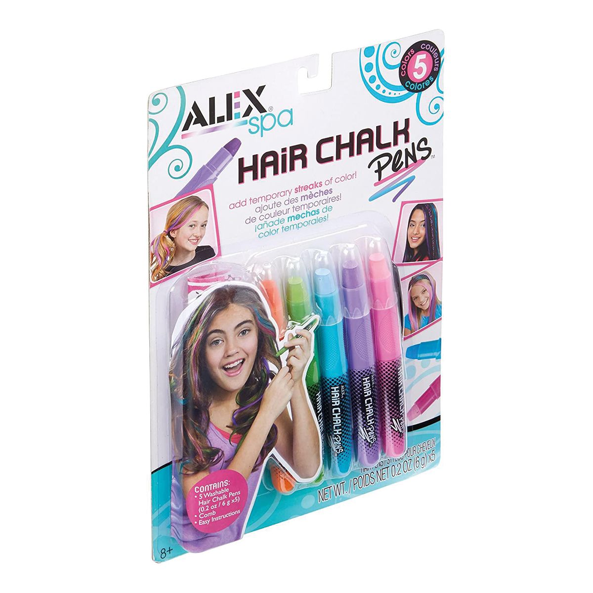 ALEX TOYS - Lápices de Tiza SPA para Pelo Alex