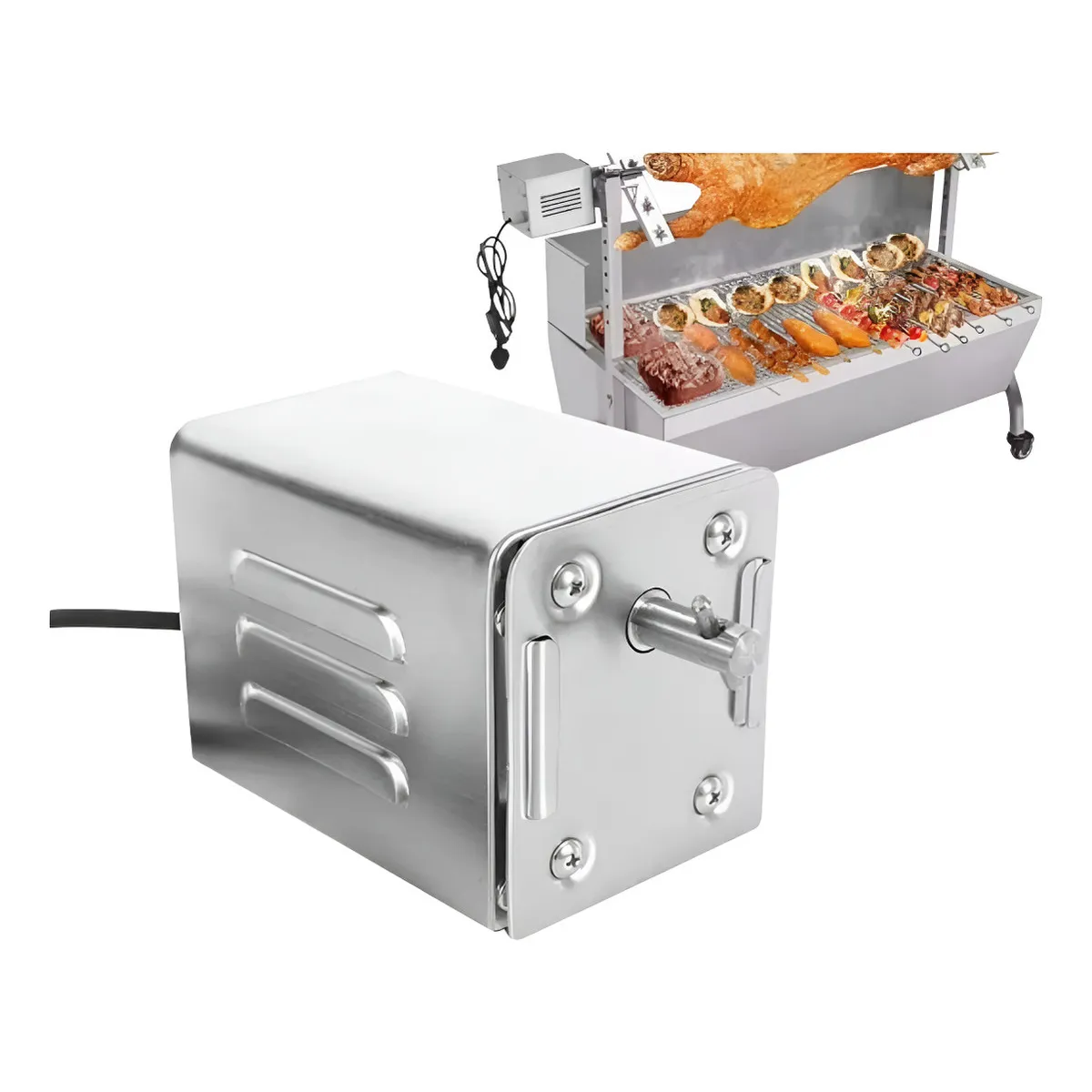 AFVENTURA - Motor Parrilla Spiedo 30k Caja Inoxidable