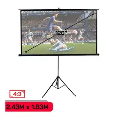MALIK - Telon C/Tripod 2.43mx1.83m4:3 120 pulg para Epron EB-725W