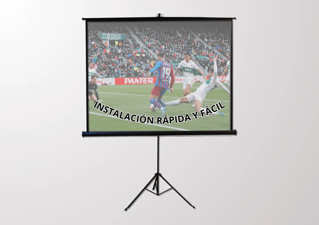 MALIK Telon C/Tripod 2.43mx1.83m4:3 120 pulg para Epron 815E