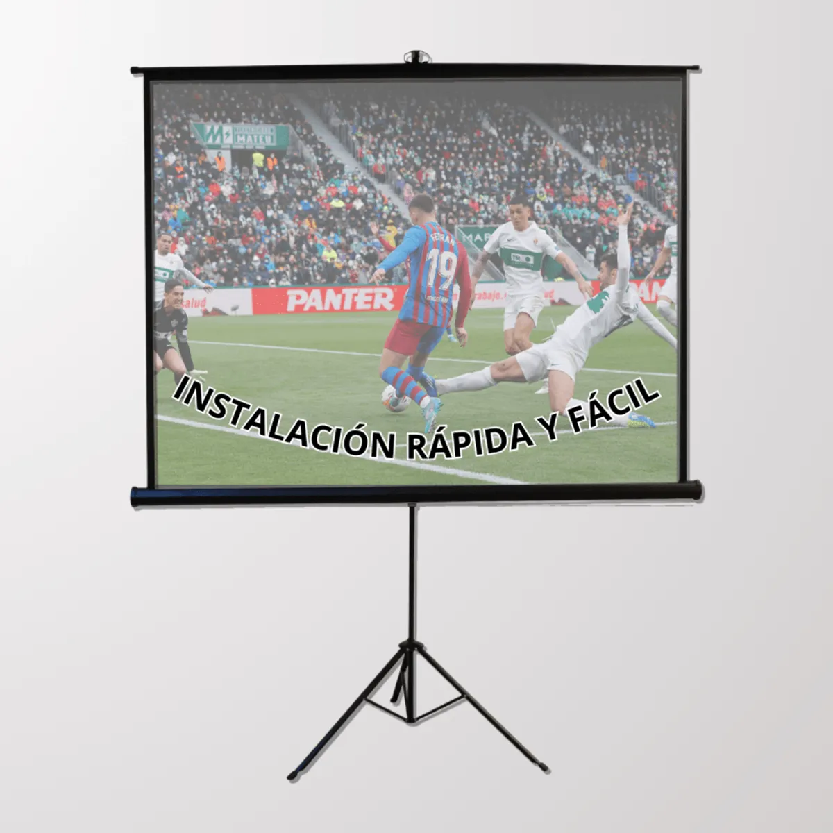 MALIK - Telon C/Tripod 2.43mx1.83m4:3 120 pulg para Epron PU1008B