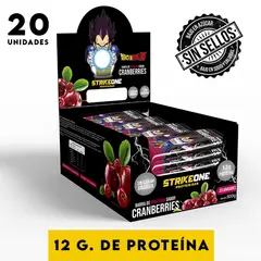 STRIKE ONE - Barra de proteína Cranberries 20 unidades - 40 gr - StrikeOne