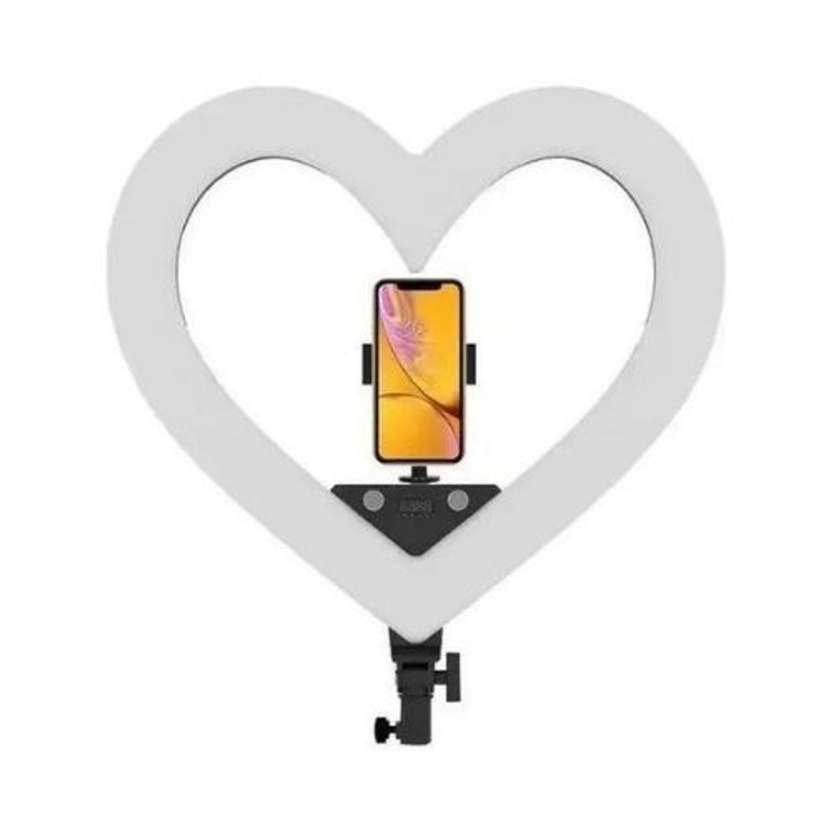 GENERICO - Aro De Luz 10 Corazon RGB