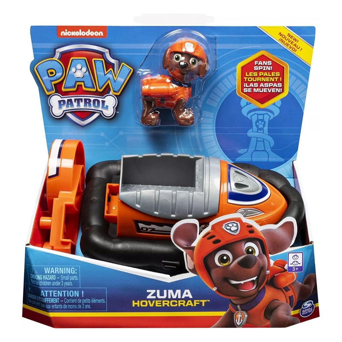 PAW PATROL - Pack Vehículo Básico Paw Patrol Zuma + Skye