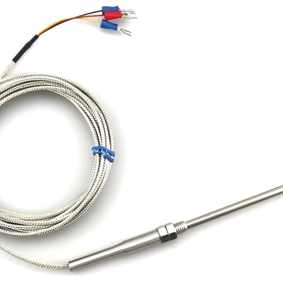 GENERICO - Sonda Temperatura Pt100 Rtd 2mt -50-400°c Para Termostato