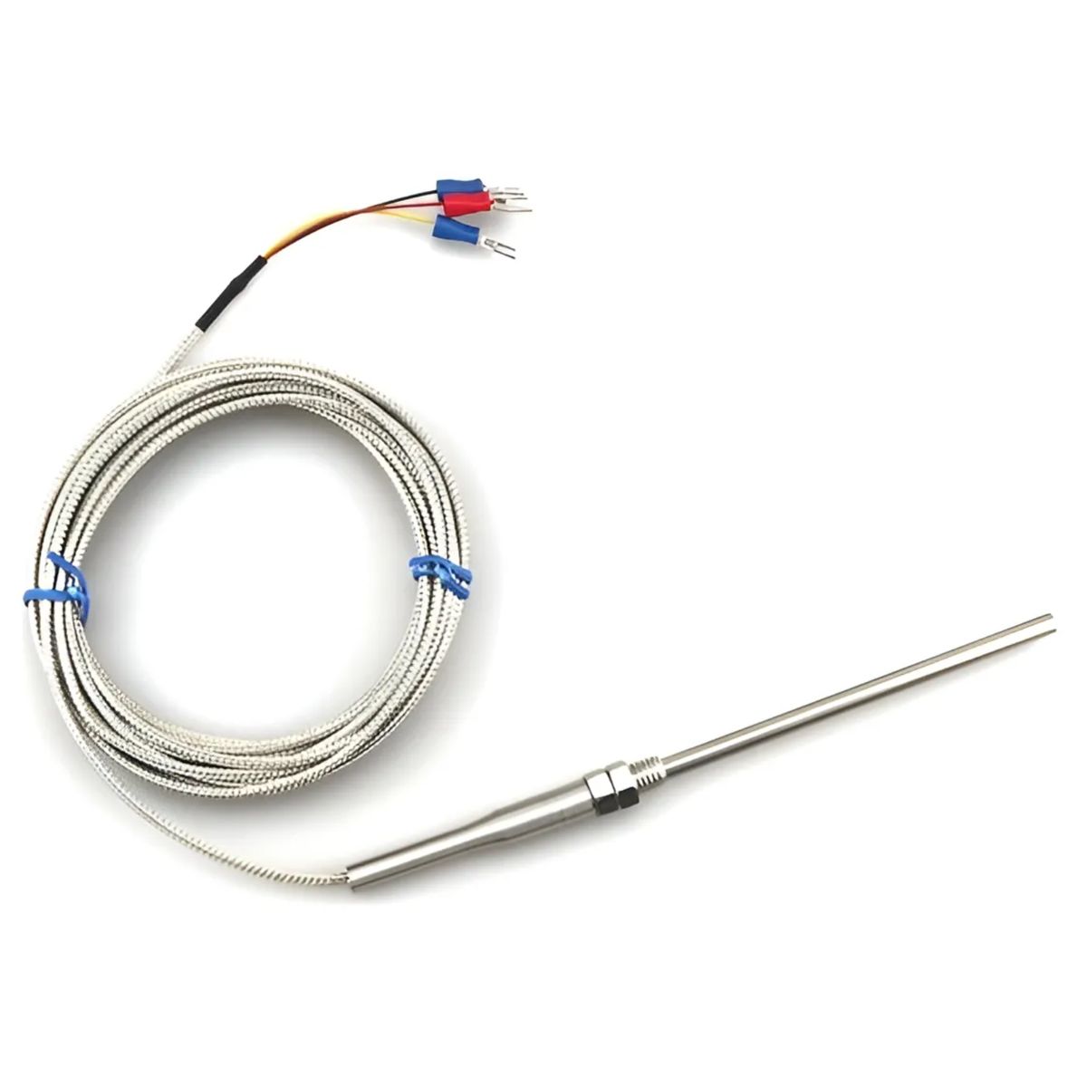 GENERICO - Sonda Temperatura Pt100 Rtd 2mt -50-400°c Para Termostato
