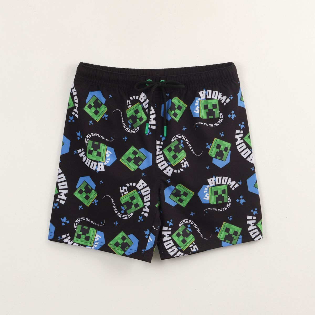 MINECRAFT - Traje de baño Niño Full Print Negro Minecraft