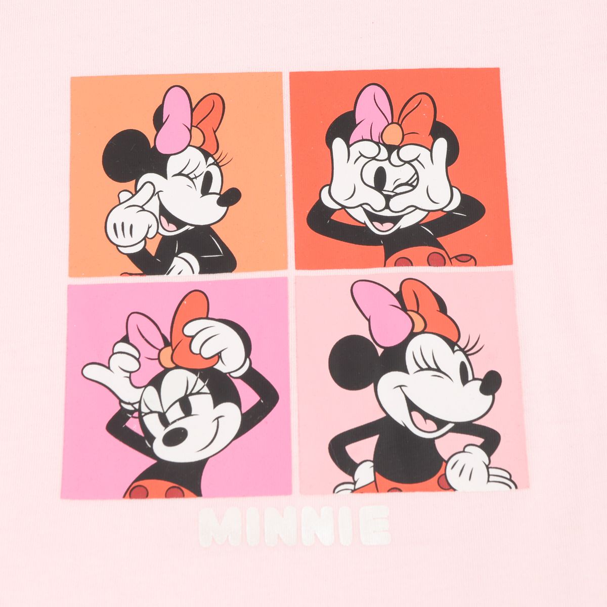 DISNEY - Polerón Cerrado Niña Rojo Cara Minnie Disney
