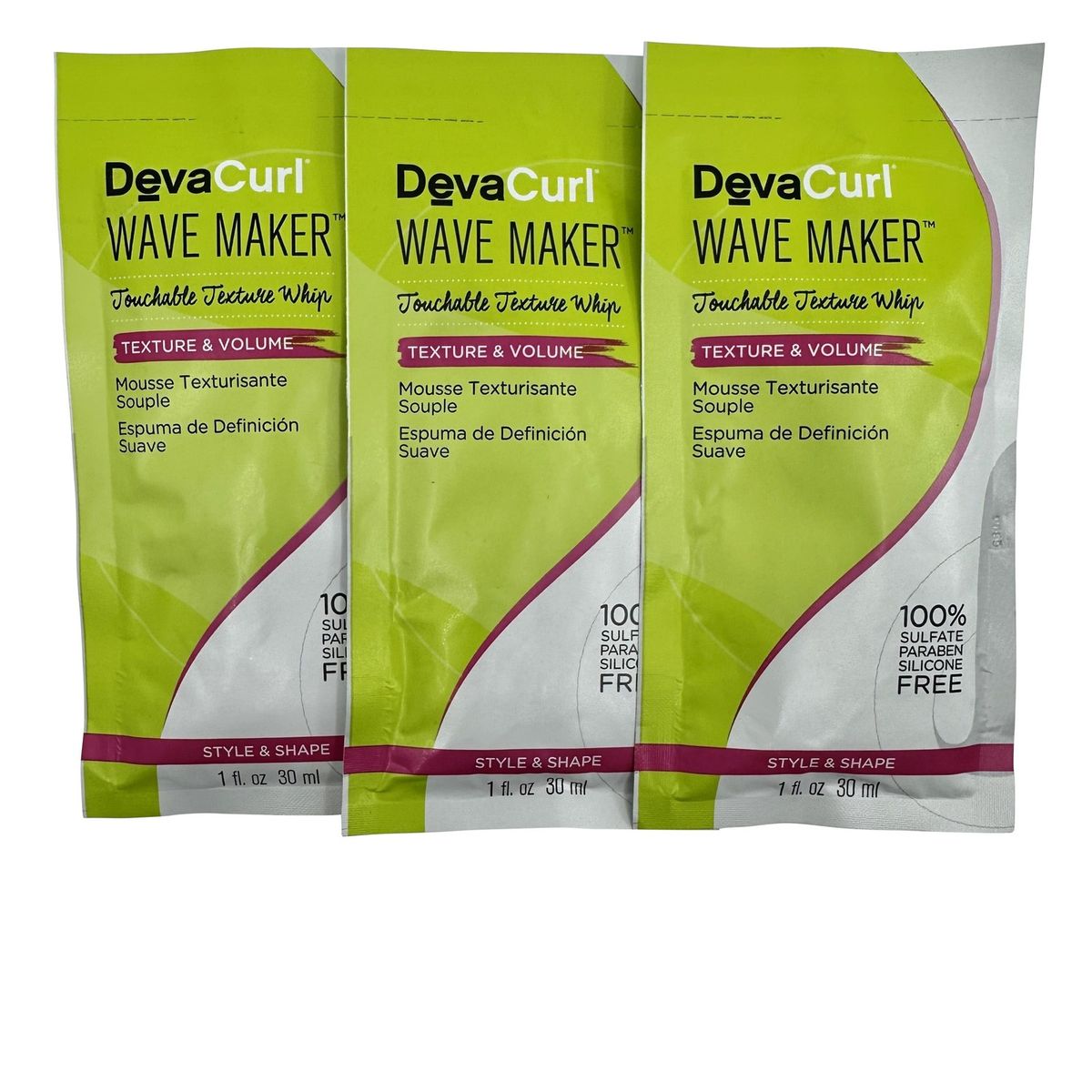 DEVACURL - DevaCurl Wave Maker Mascarilla Textura Táctil 30 ml Pack de 3